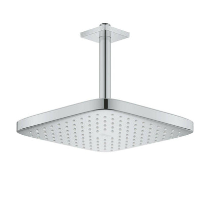 Grohe Tempesta 250 Cube Shower Head and Arm Chrome Square