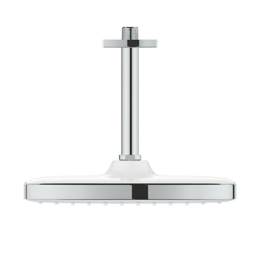 Grohe Tempesta 250 Cube Shower Head and Arm Chrome Square