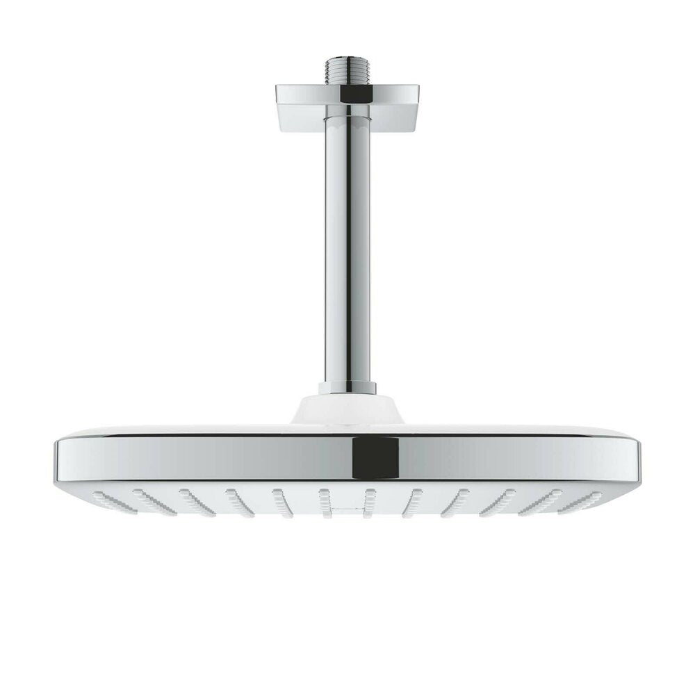 Grohe Tempesta 250 Cube Shower Head and Arm Chrome Square