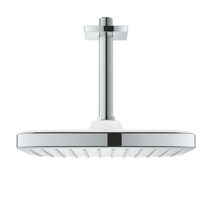 Grohe Tempesta 250 Cube Shower Head and Arm Chrome Square