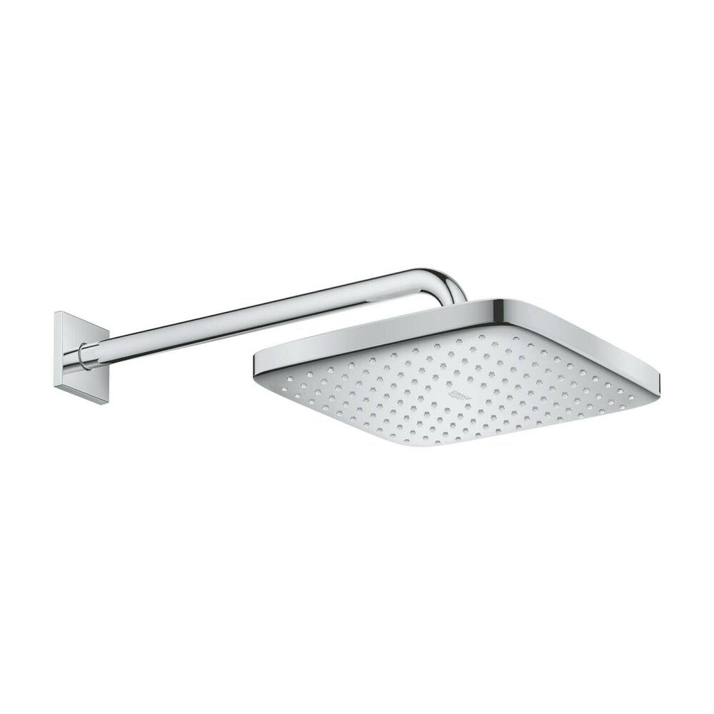 Grohe Tempesta 250 Cube Square Shower Head and Arm