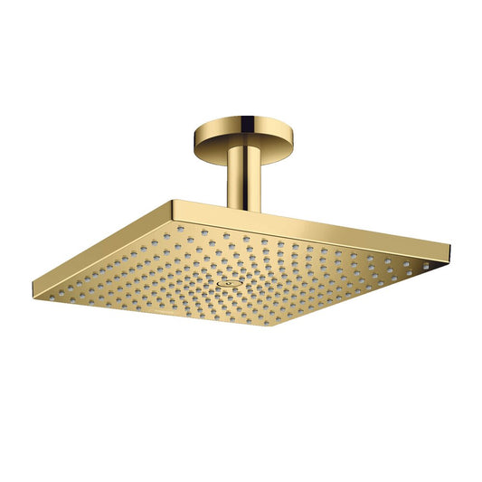 Hansgrohe Raindance E 300 Air Shower Head in Glossy Gold