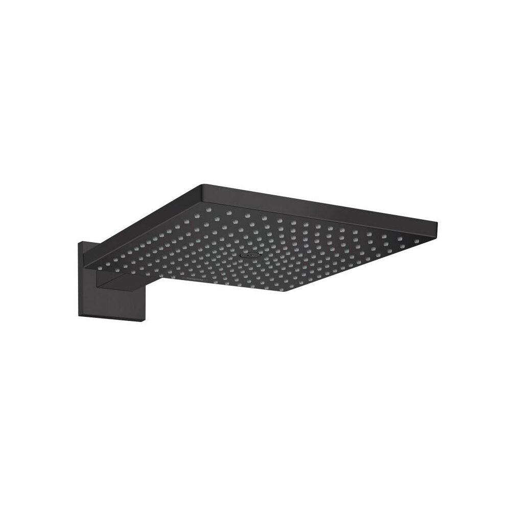 Hansgrohe Raindance Select E 300 Matte Black Shower Head and Arm