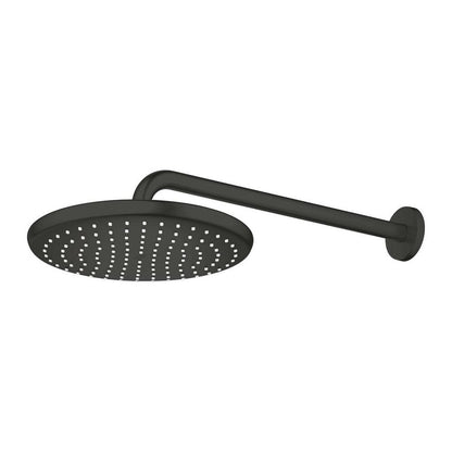 Черен матов душов капак и рамо Grohe Tempesta 250 Cube