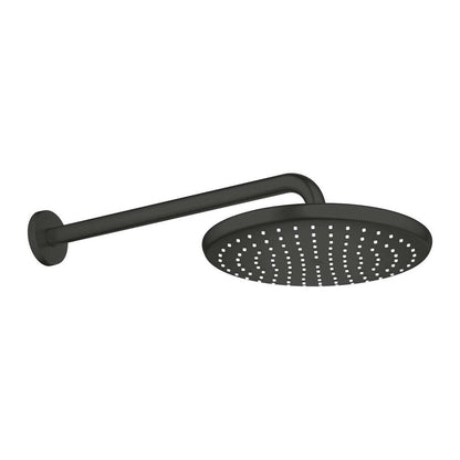 Черен матов душов капак и рамо Grohe Tempesta 250 Cube