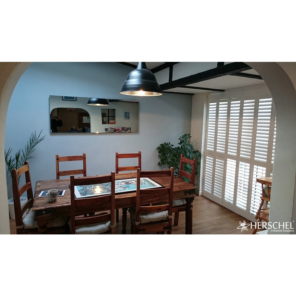 Herschel Inspire Mirror 550W Infrared Panel Without Frame