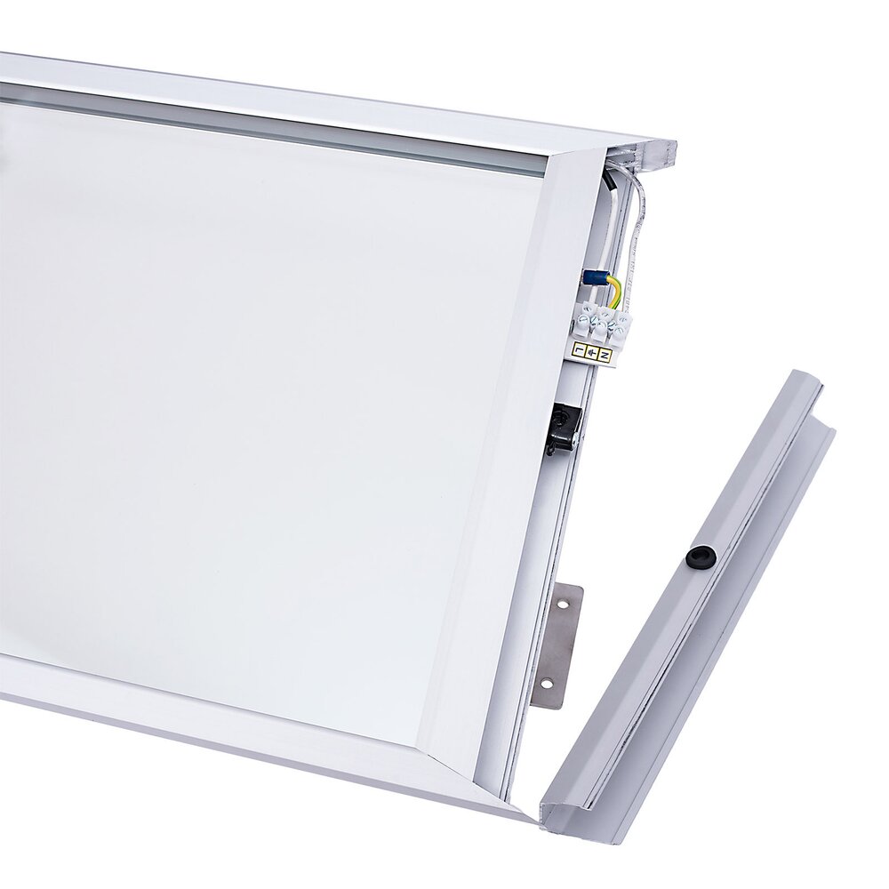 Инфрачервен радиатор Ilmit TGlass 550W алуминий - прозрачно стъкло