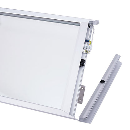 Инфрачервен радиатор Ilmit TGlass 550W алуминий - прозрачно стъкло