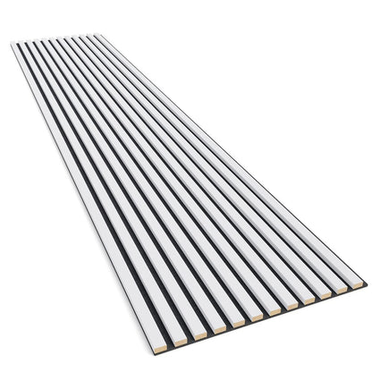 Декоративен/акустичен панел Lameo Mini MDF бял мат 30x275 см