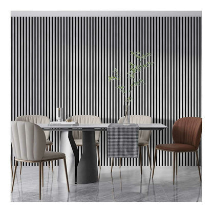 Декоративен/акустичен панел Lameo Mini MDF бял мат 30x275 см