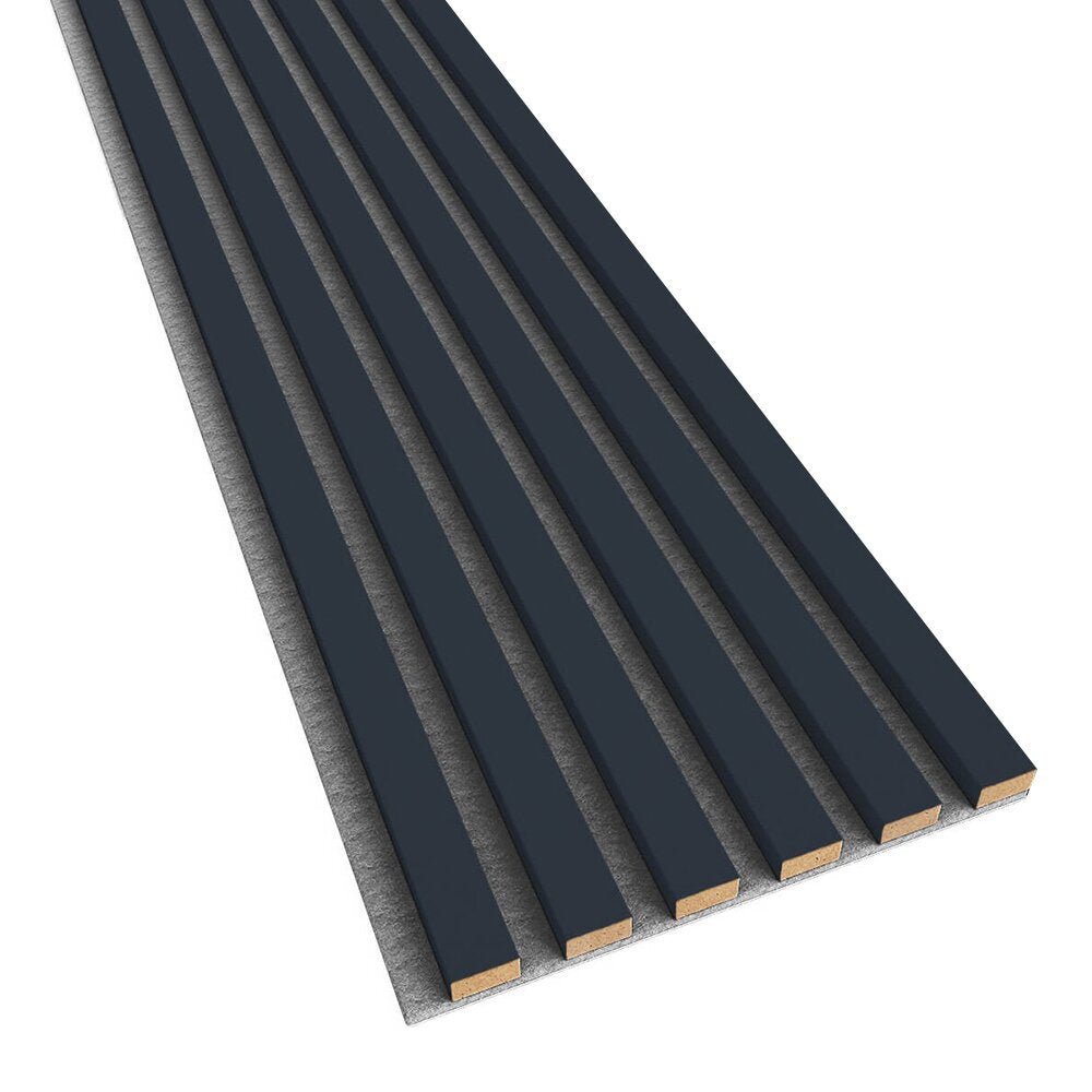 Decorative/Acoustic Slat Panel Lameo Mini Anthracite (Gray Felt) 30x275 cm
