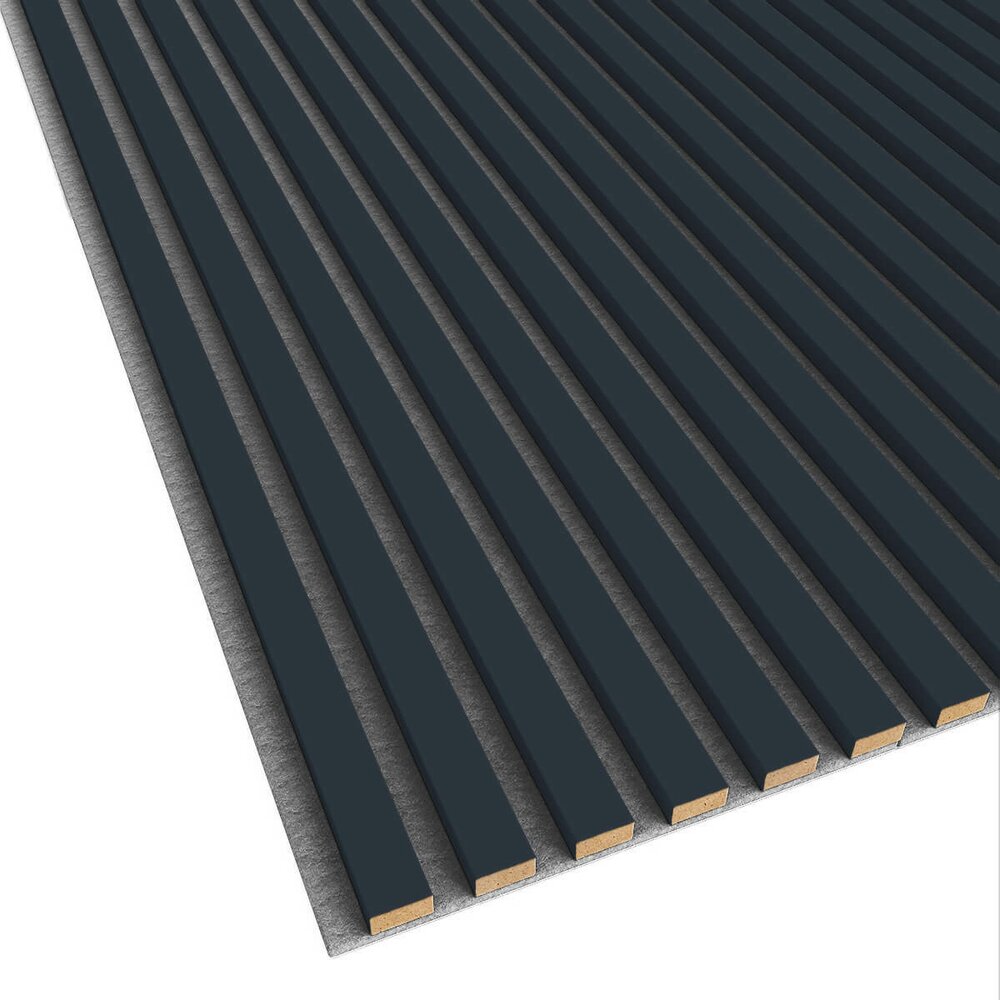 Decorative/Acoustic Slat Panel Lameo Mini Anthracite (Gray Felt) 30x275 cm