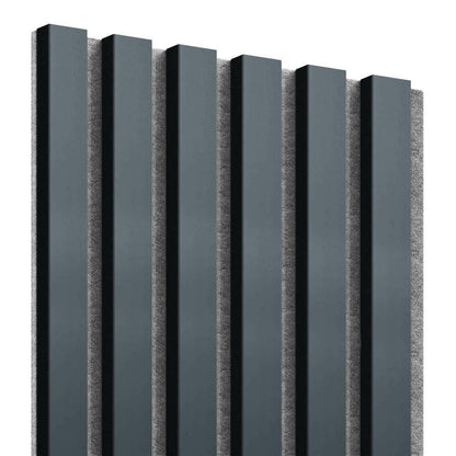 Decorative/Acoustic Slat Panel Lameo Mini Anthracite (Gray Felt) 30x275 cm