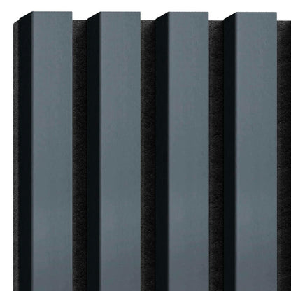 Декоративен/акустичен панел Lameo Mini от MDF, антрацит 30x275 см