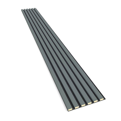 Decorative/Acoustic Slat Panel Lameo Mini MDF Khaki Finish 30x275 cm