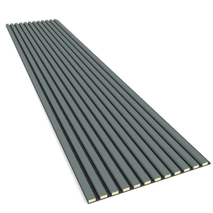 Decorative/Acoustic Slat Panel Lameo Mini MDF Khaki Finish 30x275 cm