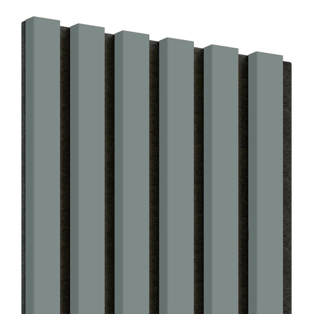 Decorative/Acoustic Slat Panel Lameo Mini MDF Khaki Finish 30x275 cm