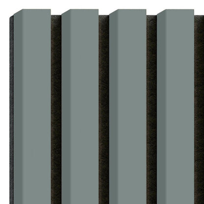 Decorative/Acoustic Slat Panel Lameo Mini MDF Khaki Finish 30x275 cm