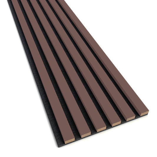 Декоративен/акустичен панел Lameo Mini от MDF, розово пудра, 30x275 см