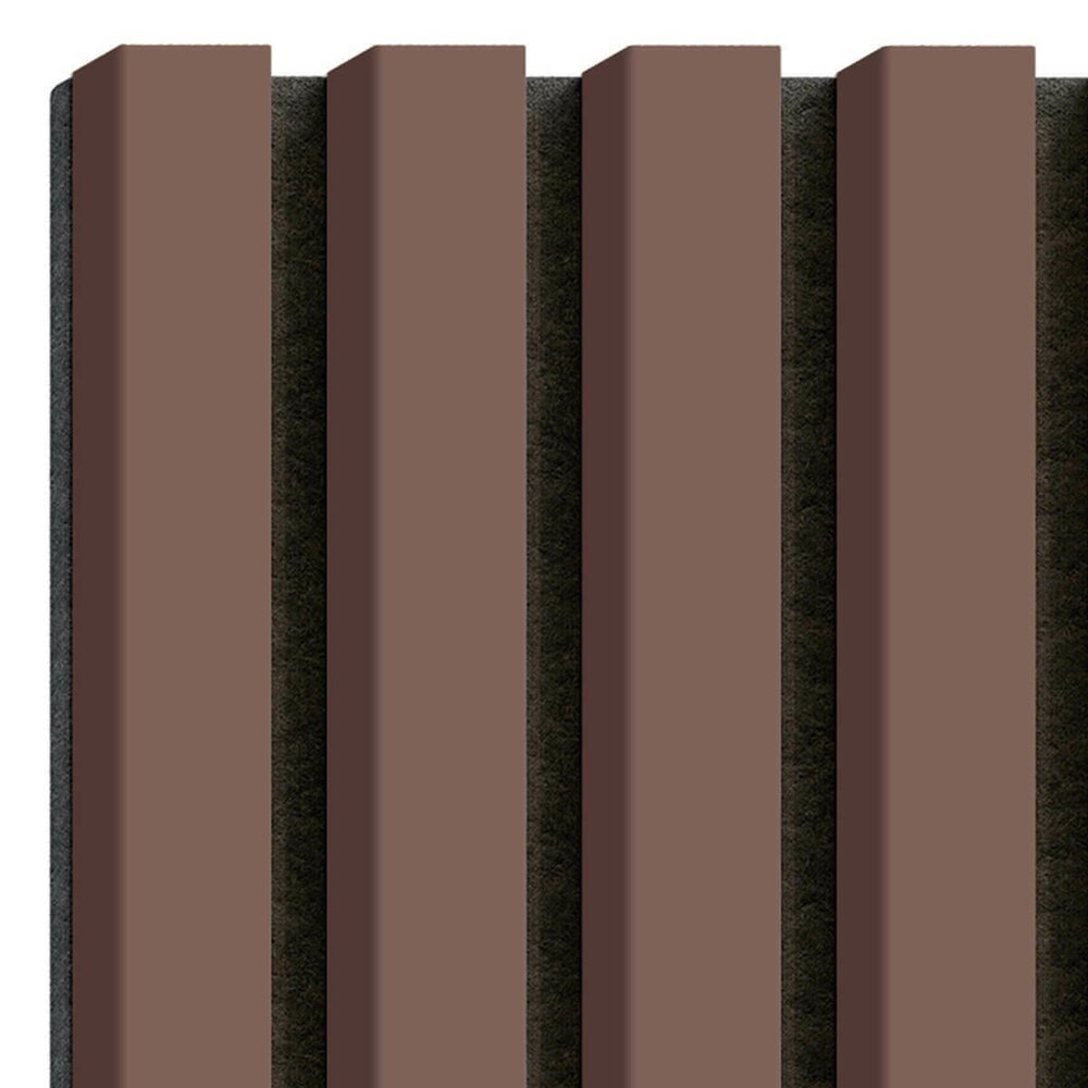 Декоративен/акустичен панел Lameo Mini от MDF, розово пудра, 30x275 см