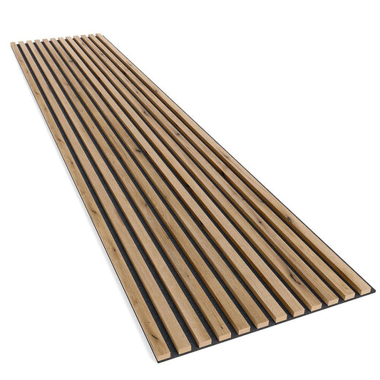 Декоративен/акустичен панел Lameo Mini от MDF с финиш от артезанален дъб 30x275 см