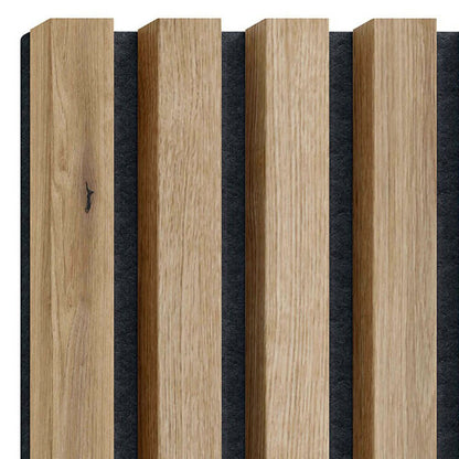 Декоративен/акустичен панел Lameo Mini от MDF с финиш от артезанален дъб 30x275 см