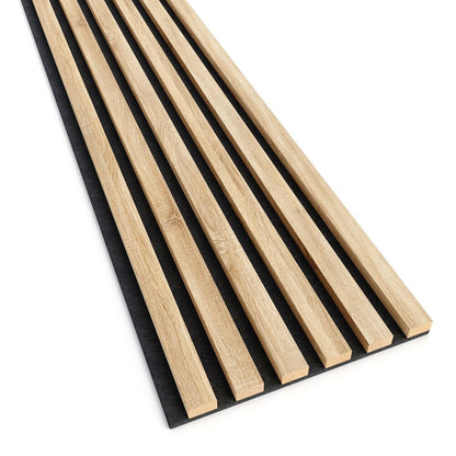 Декоративен/акустичен панел Lameo Mini от MDF с финиш дъб Сонома 30x275 см