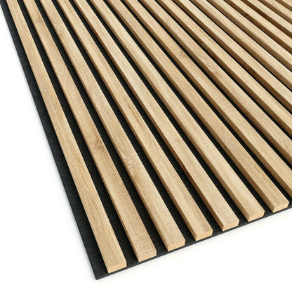 Декоративен/акустичен панел Lameo Mini от MDF с финиш дъб Сонома 30x275 см