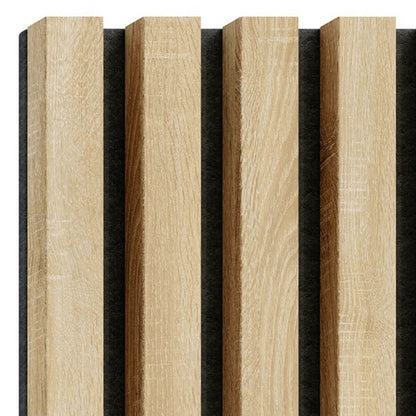 Декоративен/акустичен панел Lameo Mini от MDF с финиш дъб Сонома 30x275 см