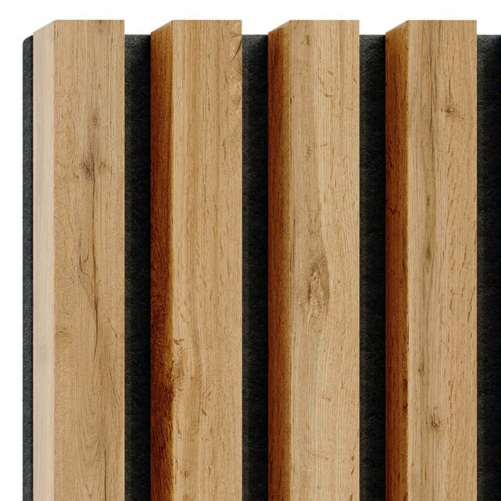 Декоративен/акустичен панел Lameo Mini от МДФ, финиш дъб Wotan 30x275 см