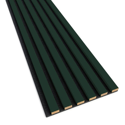 Декоративен/акустичен панел Lameo Mini от MDF, зелен завършек 30x275 см