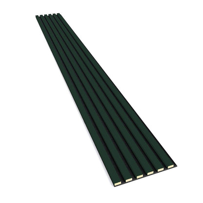 Декоративен/акустичен панел Lameo Mini от MDF, зелен завършек 30x275 см