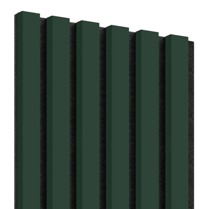 Декоративен/акустичен панел Lameo Mini от MDF, зелен завършек 30x275 см