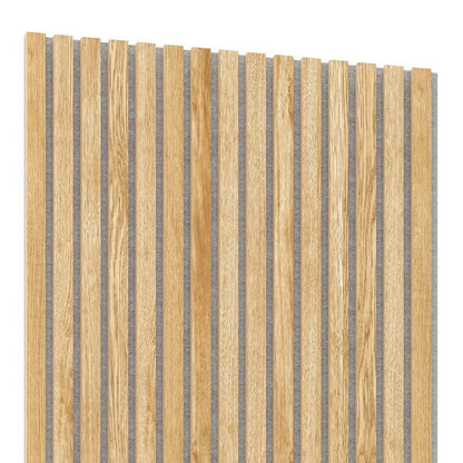 Lameo Decorative/Acoustic Panel Oak (Grey Felt) 60x240 cm