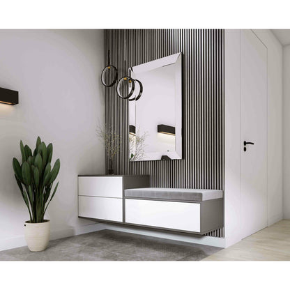 Панел ламелирован Lamelio Asti сребърен 12.2x270 см
