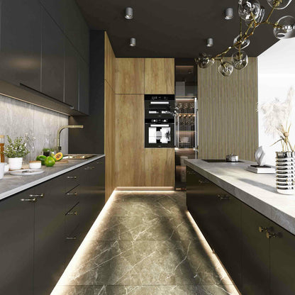 Панел рифлаж Ламелио Асти финиш дъб златен 12.2x270 см