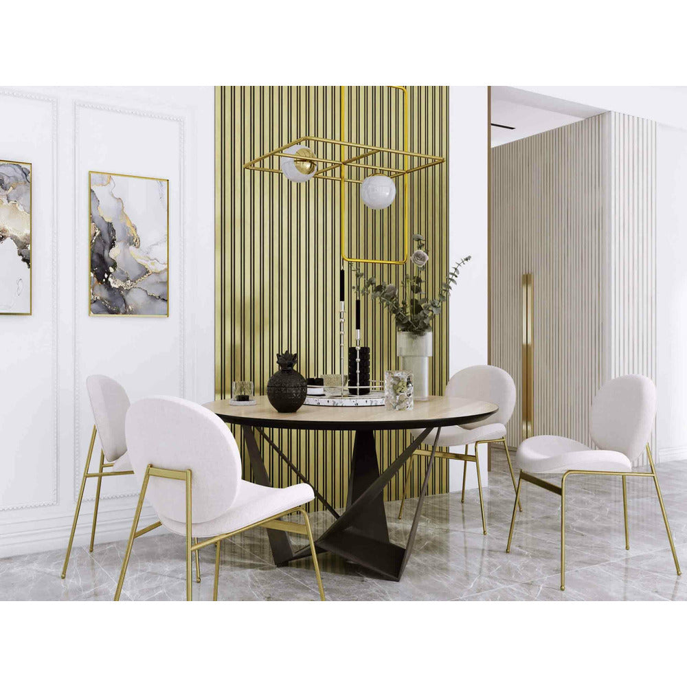 Lamelio Milo Panel Golden Finish 12.2x270 cm