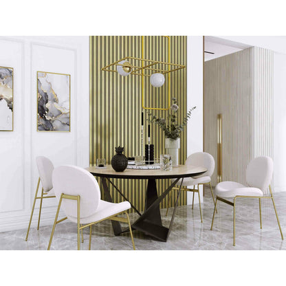 Lamelio Milo Panel Golden Finish 12.2x270 cm