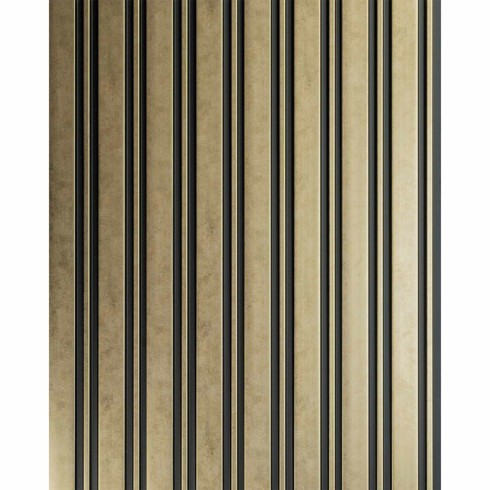 Lamelio Milo Panel Golden Finish 12.2x270 cm