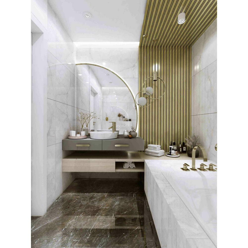 Lamelio Milo Panel Golden Finish 12.2x270 cm