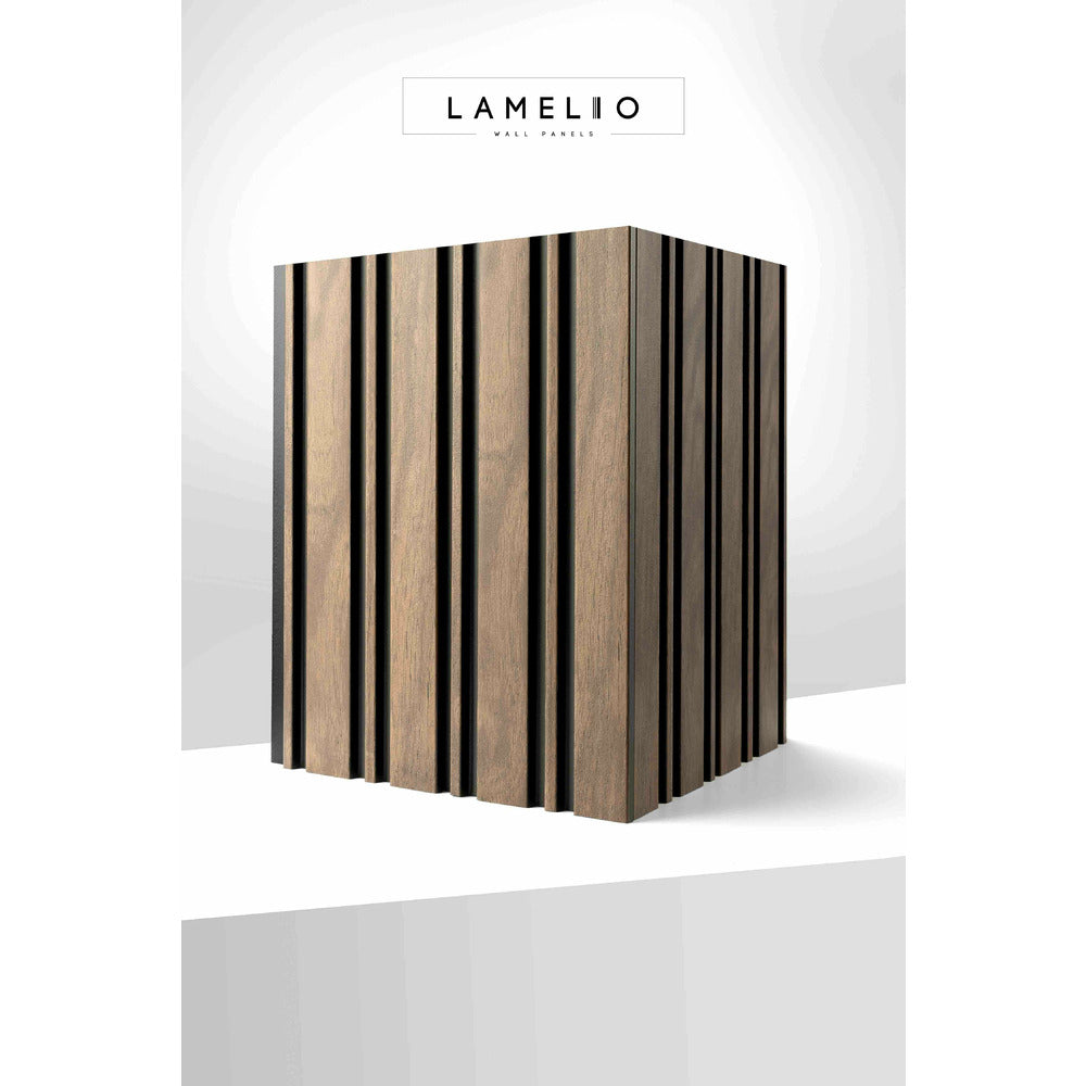Панел рифлаж Ламелио Мило, финитура орех 12.2x270 см