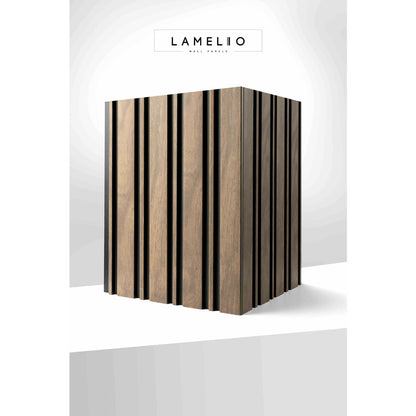Панел рифлаж Ламелио Мило, финитура орех 12.2x270 см