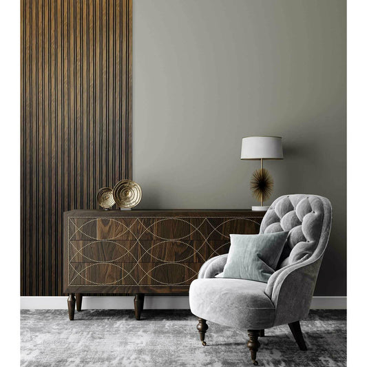 Панел рифлаж Ламелио Мило, финитура орех 12.2x270 см
