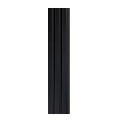Lamelio Olmo Slatted Panel Black Finish 12.2x270 cm