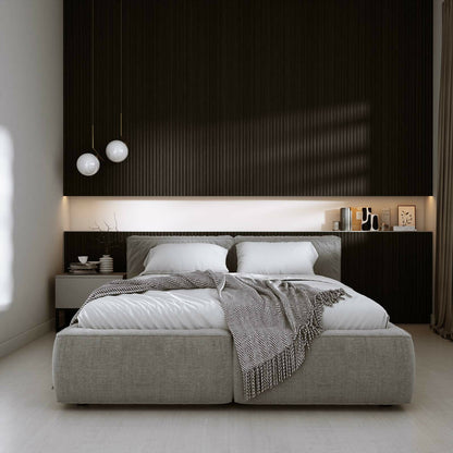Панел рифлаж Ламетлио Онда, черен завършек 12.2x270 см
