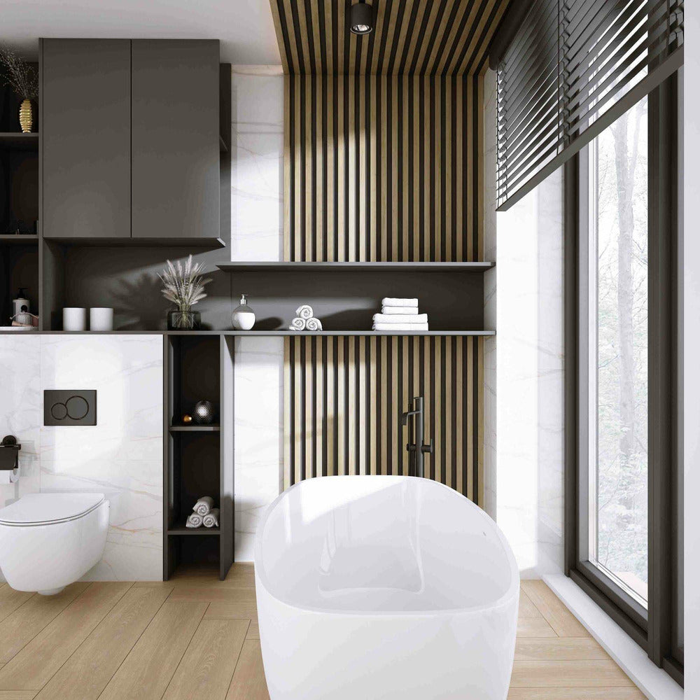 Панел рифлаж Ламелио Васко с покритие златен дъб 12.2x270 см