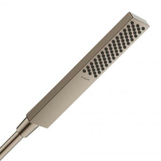 Brushed bronze shower head Hansgrohe Pulsify E 100 1 function