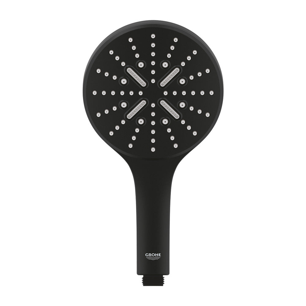 Душ главa Grohe Rainshower 130 SmartActive черен мат 3 вида струя