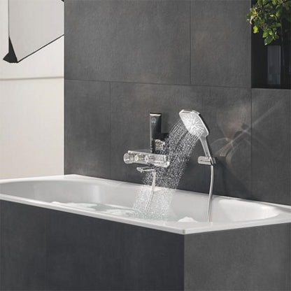 Grohe Rainshower SmartActive 130 Cube 3 Functions Shower Head Hard Graphite