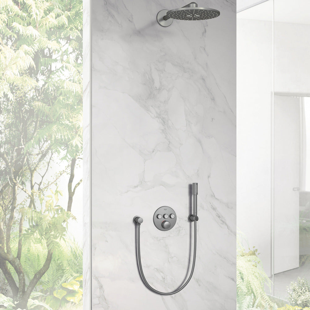 Grohe Sena Shower Head Hard Graphite 1 Spray Type